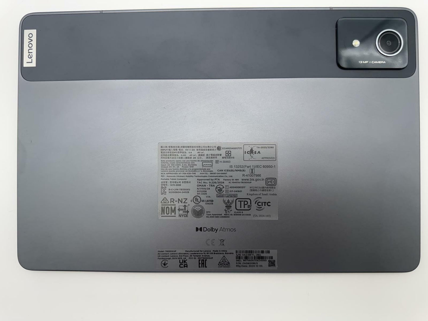 LENOVO TB330XU USED – Condition Grade B